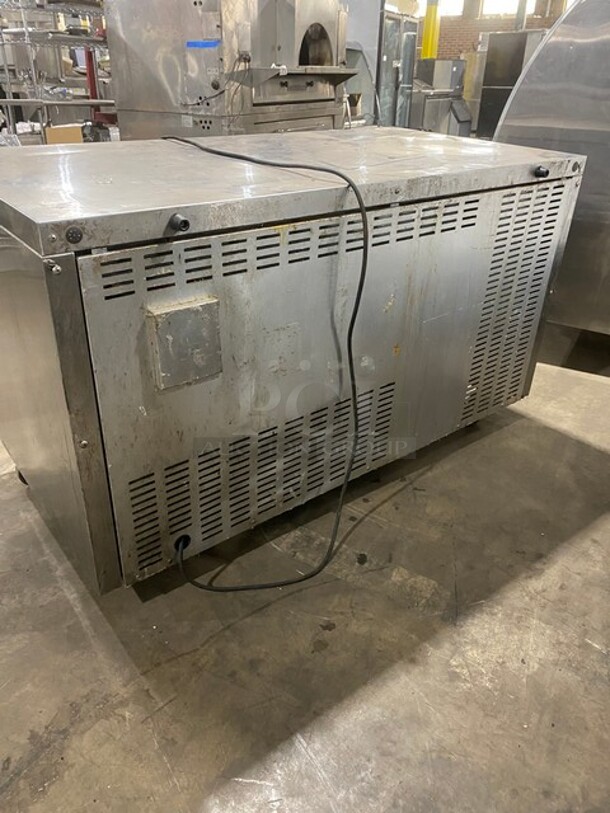 Continental Commercial Refrigerated 4 Drawer Chef Base! All Stainless Steel! On Casters! 115V 1 Phase! Model: SW60 SN: 15711459! - Image 4 of 8