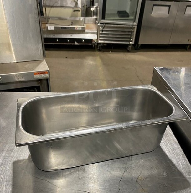 Oscartielle Commercial Gelato/Prep Table Food Pans! All Stainless Steel! 4x Your Bid! - Image 2 of 6