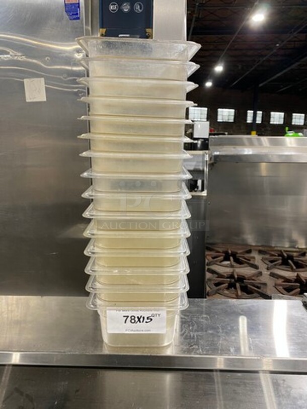 Cambro Clear Poly Food Containers! 15x Your Bid! - Image 1 of 9