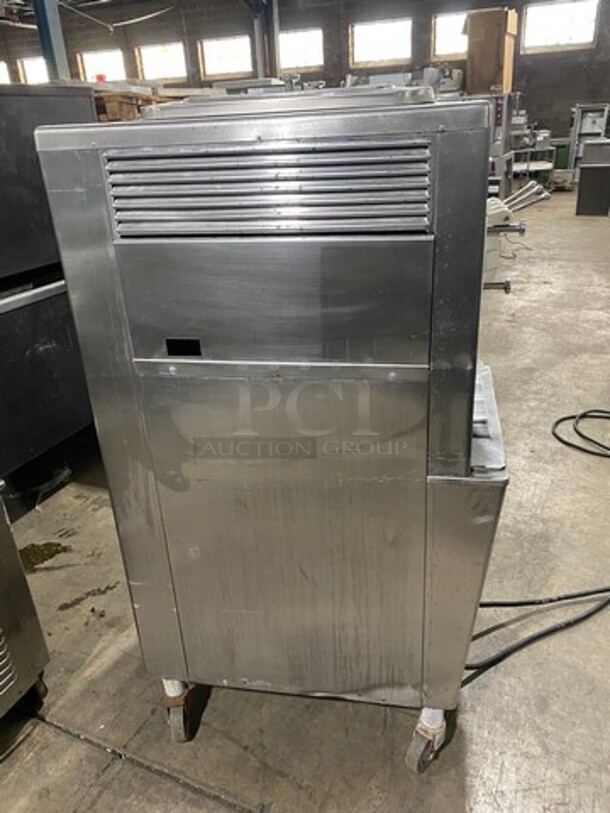 COOL! Taylor Commercial 3 Handle Soft Serve Ice Cream Machine! All Stainless Steel! On Casters! Model: 33933 SN: H4041608 208/230V 60HZ 3 Phase - Image 3 of 9