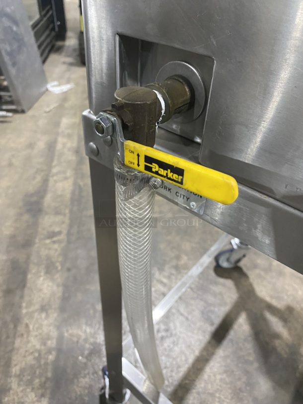 Stellar Steam Commercial Electric Powered Steamer! All Stainless Steel! On Commercial Casters! MODEL CAPELLA6  SN:021206078! 208V! - Image 7 of 9