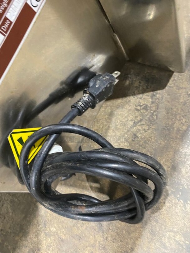 Commercial Countertop Bone/ Meat Saw! All Stainless Steel! Model: JG210A SN: C100067 110V - Image 9 of 9