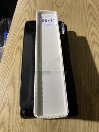 Assorted Rectangular Plates!9 X Your Bid!