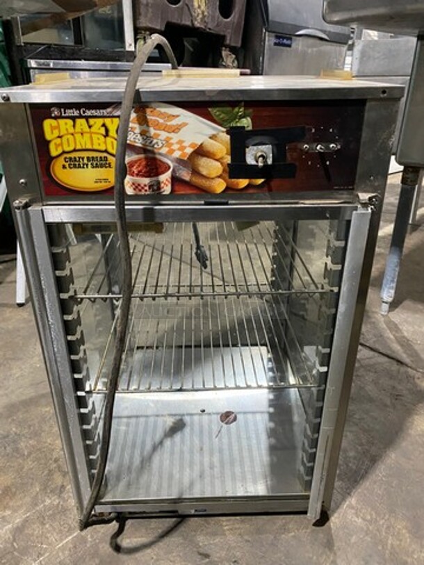 Wisco Commercial Countertop Food Warming Display Case! With Metal Racks! Glass All Around Showcase Style! Model: 00925W073 SN: 1744 120V - Image 2 of 6