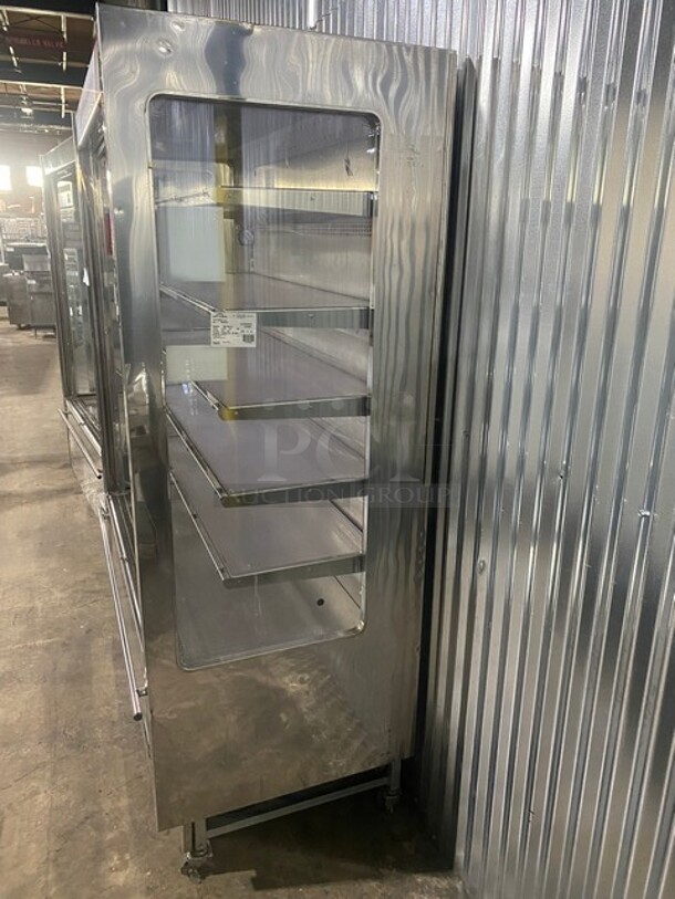 Karlos 200 UL Stainless Steel Commercial Refrigerated Grab N Go Open Merchandiser! On Casters! SN: 48219 230V - Image 2 of 10