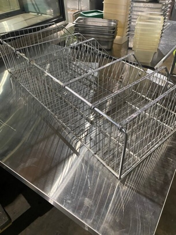 Metal Countertop Organizer Rack! With 6 Compartments! - Image 3 of 6