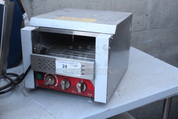 BRAND NEW SCRATCH & DENT! Avantco 184T3300B Commercial 10" Wide Conveyor Toaster with 3" Opening - 800 Slices per Hour. S/N: 1607723184T3300D - Image 3 of 8