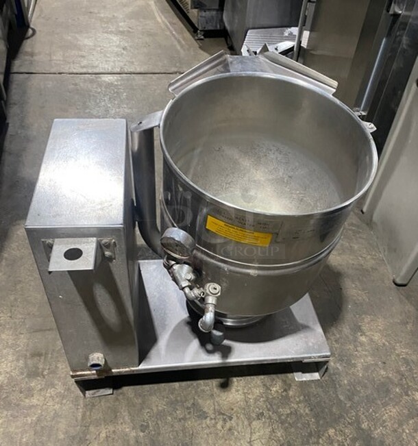 Groen Stainless Steel Commercial Countertop 20 Quart Steam Tilting Kettle! MODEL TDB40 SN:83273 208V 3PH - Image 3 of 9