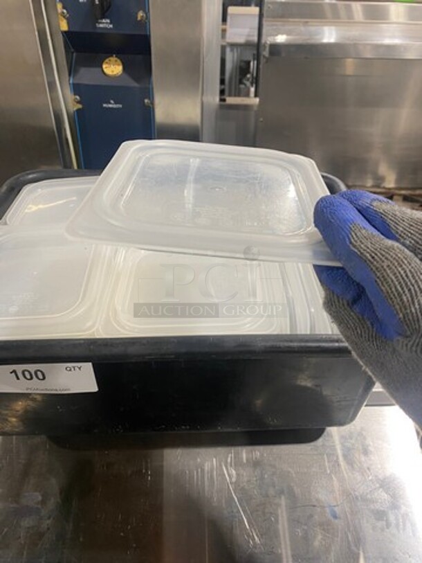 ALL ONE MONEY! Cambro Clear Poly Food Container Lids! - Image 4 of 6