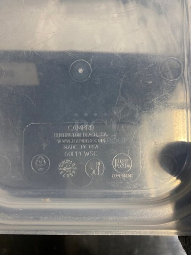 ALL ONE MONEY! Cambro Clear Poly Food Container Lids! - Image 6 of 6