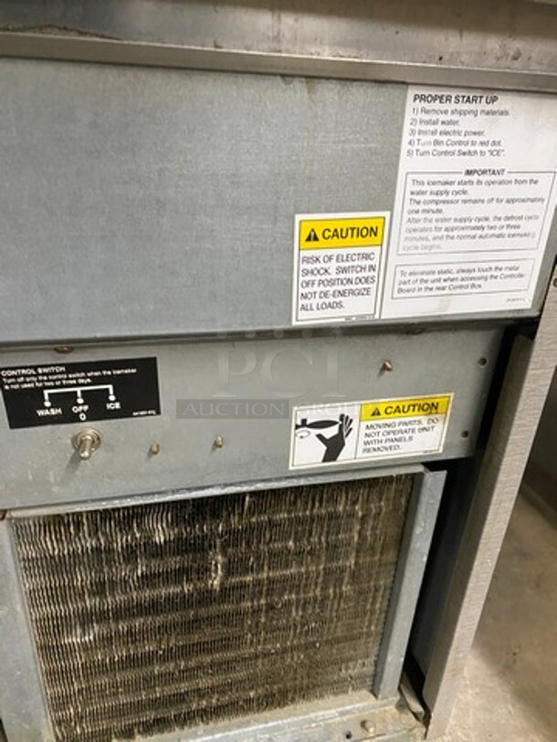 Hoshizaki Commercial Undercounter Ice Maker Machine! All Stainless Steel! On Legs! Model: KM150BAF SN: M16543G 115/120V 60HZ 1 Phase - Image 8 of 12