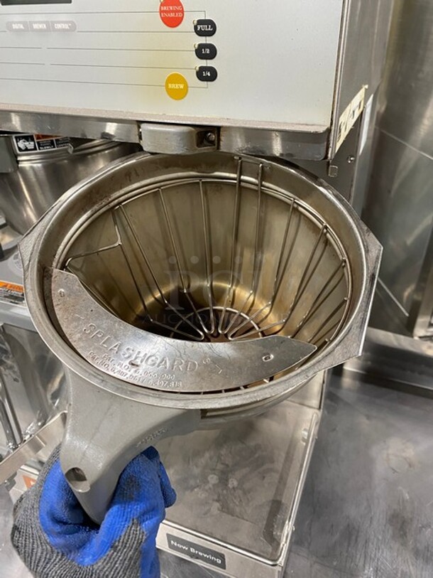 Bunn Commercial Countertop Dual Coffee Brewing Machine!  All Stainless Steel! On Small Legs! 120/208V 60HZ 1 Phase - Image 5 of 8