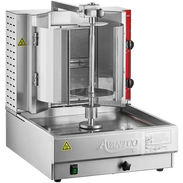 BRAND NEW SCRATCH & DENT! Avantco VB202 Gas Vertical Broiler - 45 lb. Capacity, 19,000 BTU