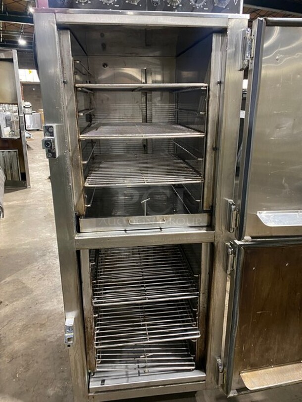 SWEET! Nuvu Commercial Dual Cabinet Cook-N-Hold Oven! All Stainless Steel! Model SC14 Serial 706150010916! 208V 1Phase! WORKING WHEN REMOVED! - Image 7 of 9