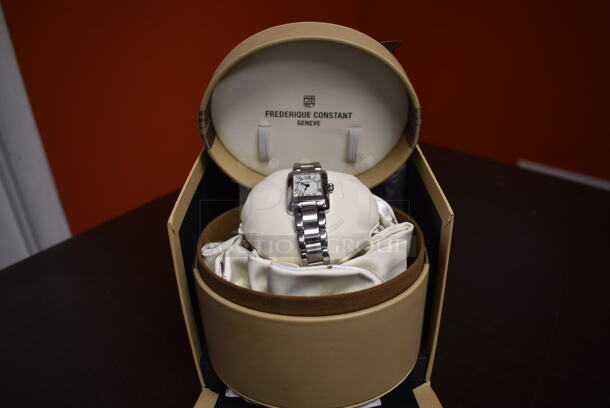 BRAND NEW IN BOX! Frederique Constant Classics Carree Ladies FC-200MC16B Watch - Image 1 of 7