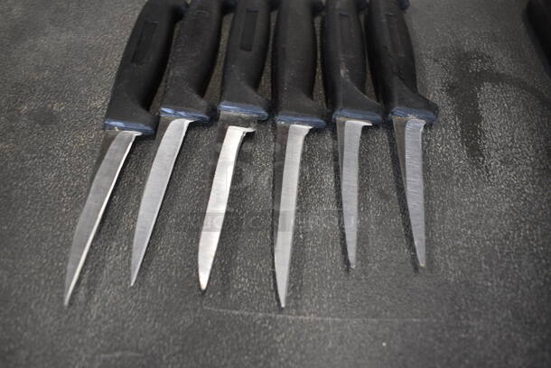 6 Sharpened Stainless Steel Paring Knives. Includes 7". 6 Times Your Bid! - Image 2 of 4