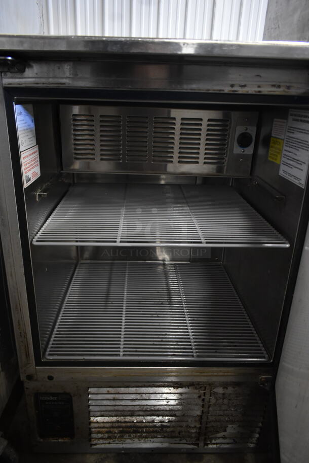 Glastender MFV24-SS(R) Stainless Steel Commercial Single Door Undercounter Mug Chiller. 115 Volts, 1 Phase. Tested and Working! - Image 3 of 4