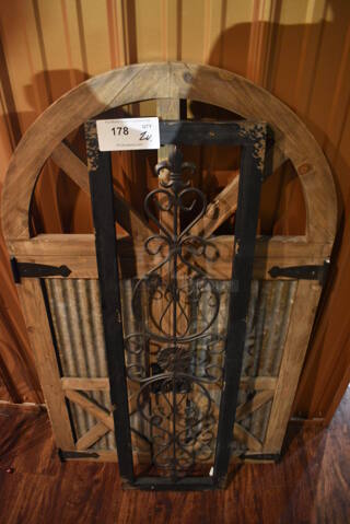 2 Panels; Black and Brown. 26x1x43, 12x1x40. 2 Times Your Bid! (bar)