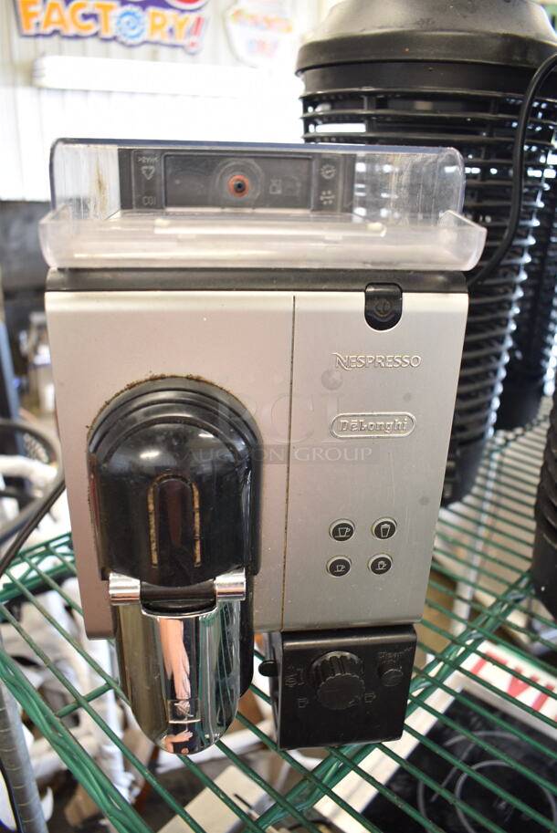 DeLonghi EN520SL Metal Countertop Single Cup Nespresso Coffee Machine. 120 Volts, 1 Phase.  - Image 3 of 4
