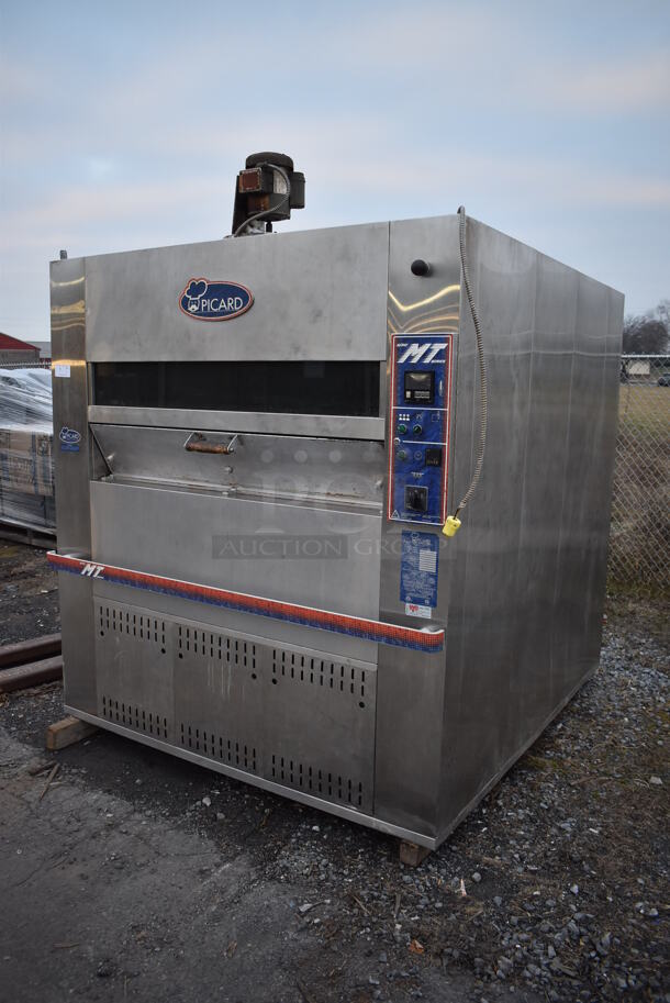 Picard MT-8-24 Stainless Steel Commercial Propane Gas Powered Single Deck Revolving Tray Bakery Oven. 180,000 BTU. 74.5x84.5x90 - Image 4 of 12