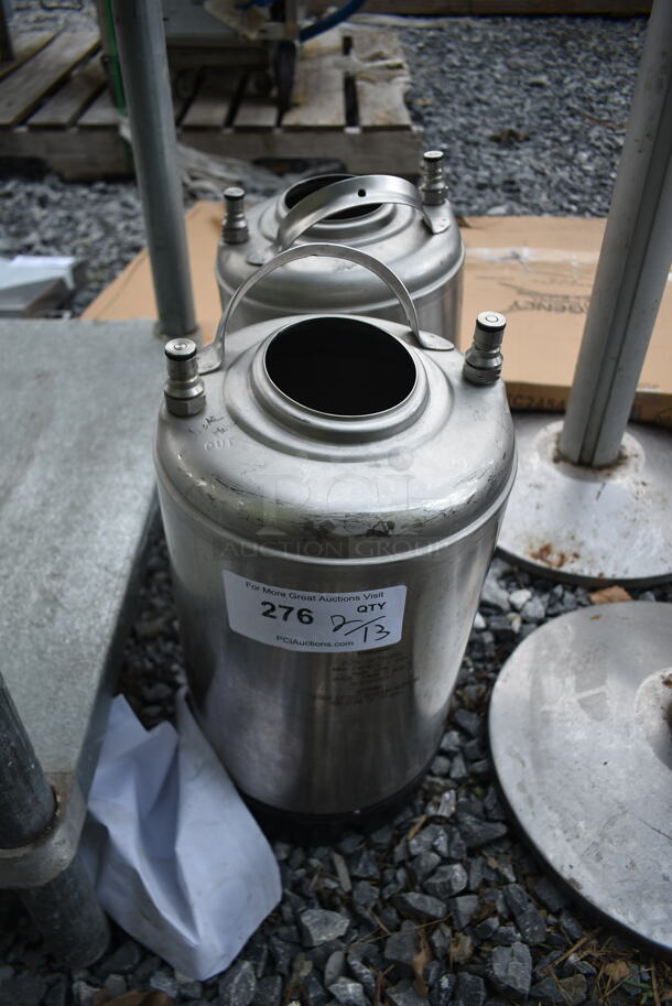 2 Metal Corny Kegs. 2 Times Your Bid! - Image 1 of 3