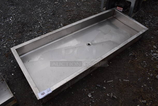 Stainless Steel Commercial Ice Bin Drop In. 63x25x6