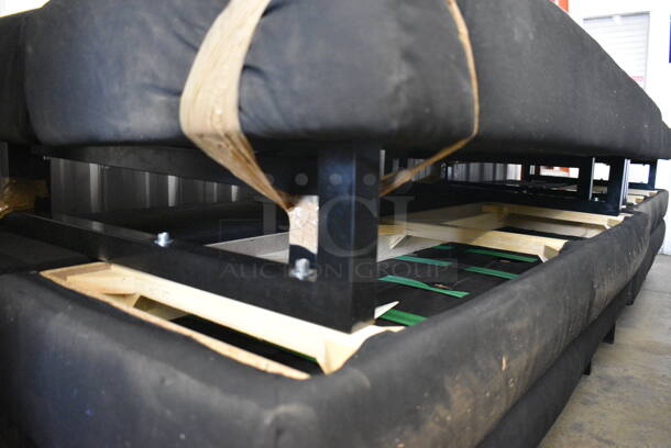 3 Black Futons. 67x39x15. 3 Times Your Bid! - Image 3 of 3