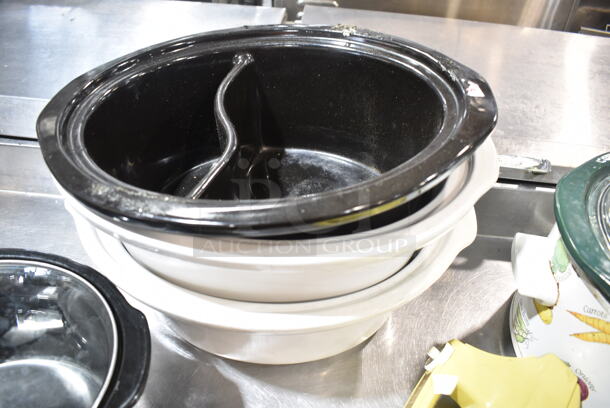 ALL ONE MONEY! Lot of Various Items Including Rival Crock Pot, 4 Crock Pot Drop Ins, 1 Lid, Hand Mixer.  - Image 8 of 8