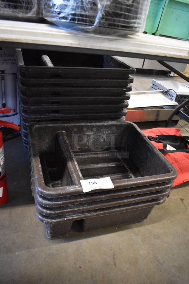 ALL ONE MONEY! Lot of 14 Poly Bus Bins. 17x21x7 - Image 3 of 5
