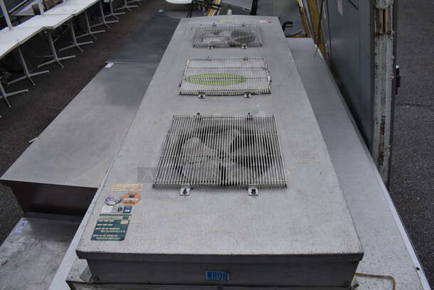 Mr Winter 8'x18'x7.5' Walk In Cooler Box w/ Tecumseh AWA9514ZXNXM 208-230 Volt, 1 Phase Compressor and Bohn SM-1080C 115 Volt, 1 Phase Condener. Does Not Have Floor. Pictures Of Unit Before Disassembly Are Included - Image 10 of 12