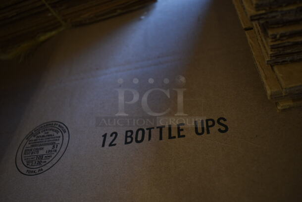 ALL ONE MONEY! Lot of 12 Bottle UPS Cardboard Boxes. 27.5x27.5 - Image 4 of 5