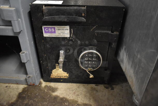 Corporate Safe Specialists Black Metal Single Compartment Safe. Does Not Come w/ Combination.  - Image 2 of 4