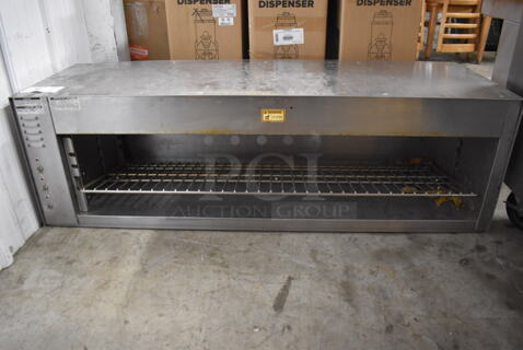 Standex CMW-48 Stainless Steel Commercial Cheese Melter. 208 Volts, 1 Phase. 49.5x17x16
