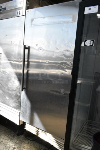 Electrolux KCBM180FQYA Metal Single Door Reach In Freezer. 115 Volts, 1 Phase. Tested and Powers On But Does Not Get Cold