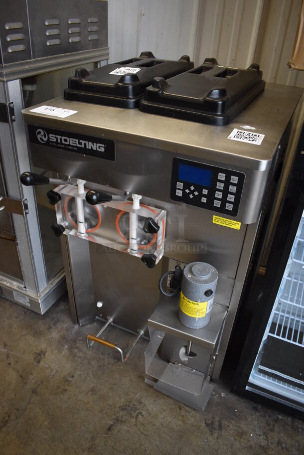 2020 Stoelting SF121-38I2 Stainless Steel Commercial Countertop Air Cooled 2 Flavor Soft Serve Ice Cream Machine. 208-240 Volts, 1 Phase. 22x33x34 - Image 2 of 8