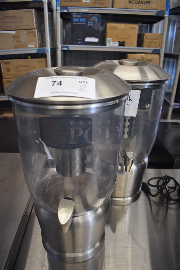 2 Metal and Poly Countertop Beverage Holder Dispensers. 11x13x21. 2 Times Your Bid! - Image 1 of 5