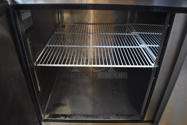 2019 Atosa MPF8202GR Stainless Steel Commercial Pizza Prep Table on Commercial Casters. 115 Volts, 1 Phase. 67x35x43. Tested and Working! - Image 6 of 9