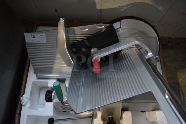 2018 Bizerba GSP H Metal Commercial Countertop Meat Slicer. 120 Volts, 1 Phase. Tested and Working!  - Image 2 of 5