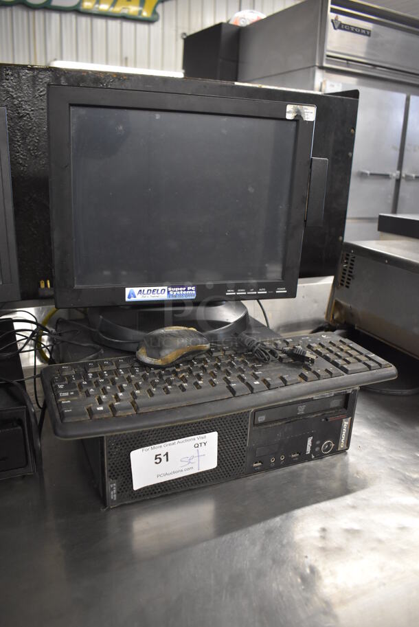ALL ONE MONEY! Lot of TS915S Monitor, Computer Tower, Keyboard and Mouse - Image 2 of 9