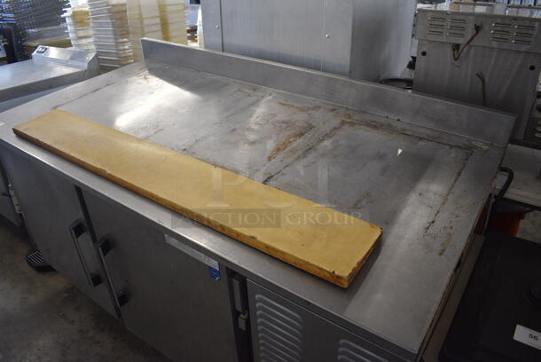 Migali Stainless Steel Commercial 2 Door Work Top Cooler. 115 Volts, 1 Phase. 64x34x40. Tested and Powers On But Does Not Get Cold. - Image 7 of 7