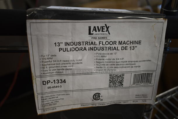 BRAND NEW SCRATCH AND DENT! Lavex DP-1334 Metal Commercial Floor Cleaner. 120 Volts, 1 Phase. Tested and Working! - Image 7 of 7