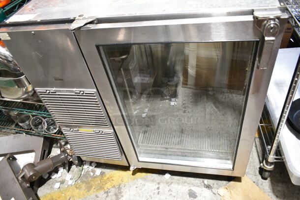 Glastender BB36-L1-XNH(L) Stainless Steel Commercial Single Door Undercounter Cooler Merchandiser. 115 Volts, 1 Phase. Tested and Powers On But Does Not Get Cold - Image 1 of 4