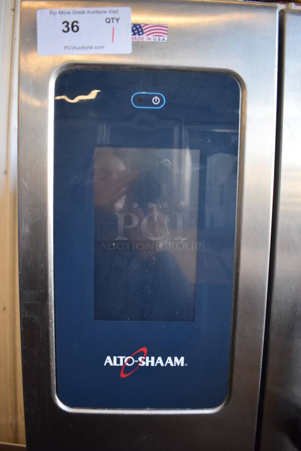 2015 Alto Shaam CTP10-10E Stainless Steel Commercial Electric Powered Combitherm Convection Oven on Metal Equipment Stand. 208-240 Volts, 3 Phase. - Image 3 of 6