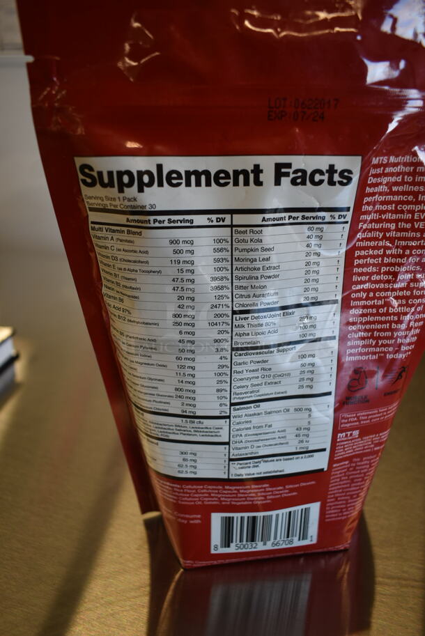 BRAND NEW! MTS Immortal Elite Vitamin Pack.  - Image 5 of 7