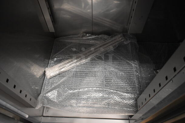 BRAND NEW SCRATCH AND DENT! 2023 Avantco  178Z2FHC Stainless Steel Commercial 2 Door Reach In Freezer w/ Poly Coated Racks. 115 Volts, 1 Phase. Tested and Powers On But Does Not Get Cold - Image 9 of 10