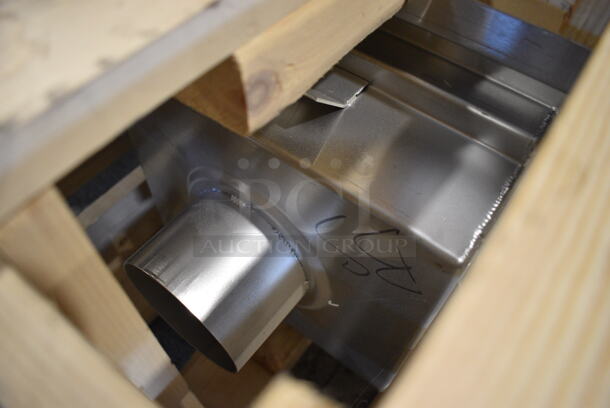 BRAND NEW IN CRATE! Metal Kitchen Floor Drain. 15x15x9 - Image 3 of 9