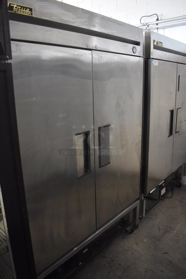 True T-49F Commercial Stainless Steel Reach In Electric Powered Freezer With Polycoated Racks on Commercial Casters. 115V/ 1 Phase. Tested And Working - Image 1 of 7