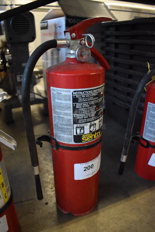 Ansul Sentry Fire Extinguisher. Buyer Must Pick Up - We Will Not Ship This Item.  9x5.5x20 - Image 3 of 4