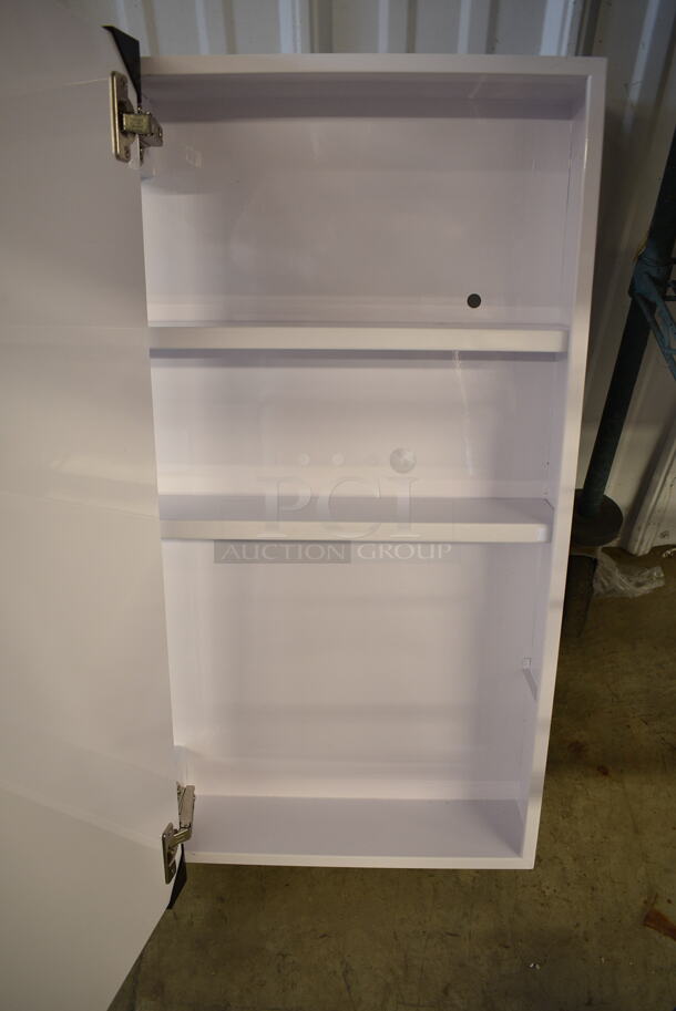 BRAND NEW SCRATCH AND DENT! 2022 Wall Mount Mirror Cabinet.  - Image 5 of 9