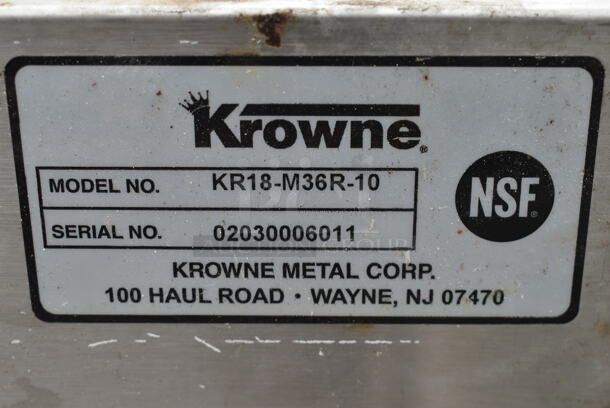 Krowne Stainless Steel Commercial 2 Bay Ice Bin w/ 2 Sink Bays and Speedwell. - Image 9 of 11